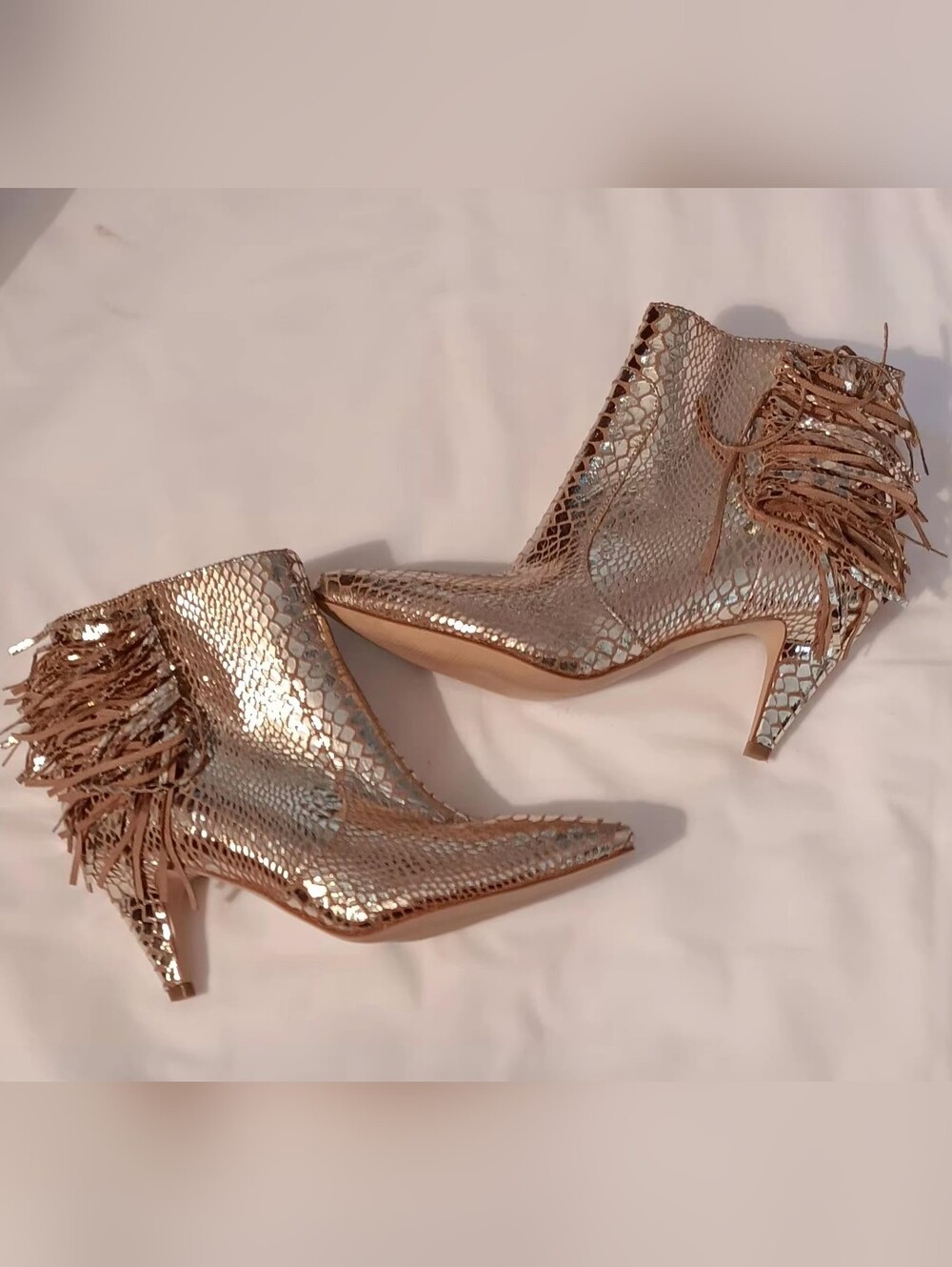 Nine West Jetra Metallic Boots